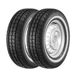 Ficha técnica e caractérísticas do produto Combo com 2 Pneus 205/70R15 Comforser CF300 106/104R 8 Lonas (Faixa Branca)