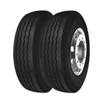 Combo com 2 Pneus 215/75R17,5 Bridgestone Dayton D300 Liso 12 Lonas (10,3mm)