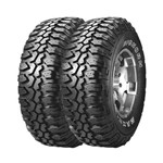 Combo com 2 Pneus 235/75R15 Maxxis Bighorn MT-762 MUD 104/101Q 6 Lonas (Letra Branca)