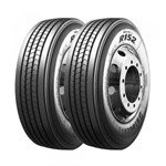 Ficha técnica e caractérísticas do produto Combo com 2 Pneus 295/80R22,5 Bridgestone R152 Liso 152/148M 16 Lonas