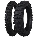 Ficha técnica e caractérísticas do produto Combo Pneu Dianteiro 80/100-21 + Traseiro 100/100-18 Michelin AC10 Cross TT Moto