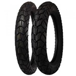 Combo Pneu Dianteiro 90/90-19 + Traseiro 110/90-17 Maggion Viper Moto