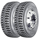 Ficha técnica e caractérísticas do produto Combo 2 Pneus 275/80r22.5 149/146M Tubeless Fd663 II Tração Firestone