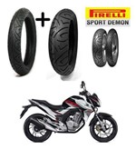 Ficha técnica e caractérísticas do produto Combo Pneus Cb 250 Nova Twister Dianteiro + Traseiro Pirelli