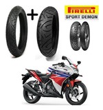 Ficha técnica e caractérísticas do produto Combo Pneus Cbr 250r Dianteiro + Traseiro Sem Camara Pirelli