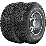 Ficha técnica e caractérísticas do produto Combo 2 Pneus Hilux L200 265/70r16 121/118s All Terrain Ko2 Bf Goodrich