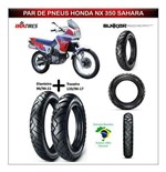 Ficha técnica e caractérísticas do produto Combo Pneus Honda Nx 350 Sahara Dianteiro + Traseiro - Ira