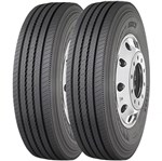 Ficha técnica e caractérísticas do produto Combo 2 Pneus Iveco 70-13 Chassis Cabine 215/75r17.5 126/124m Xze2 Michelin