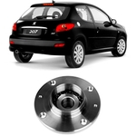 Ficha técnica e caractérísticas do produto Cubo Roda Peugeot 207 1.4 1.6 2009 a 2015 Traseiro Com Rolamento