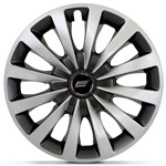 Calota Esportiva Tuning Sport Silver Aro 13 Polegadas - Elitte