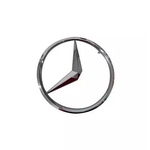 Ficha técnica e caractérísticas do produto Emblema Logo Estrela Grade Cromada Mercedes Benz 709/914 200mm Encaixe