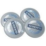 Ficha técnica e caractérísticas do produto Emblemas Centro Rodas Cinza Novo Volvo V70 V40 Xc70 S40