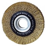 Ficha técnica e caractérísticas do produto Escova de Aço Circular Ondulada 6" X 1/2"- Carbografite