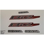 Ficha técnica e caractérísticas do produto Faixa Biz 100 13 - Moto Cor Preta - Kit 1128 - Jotaesse
