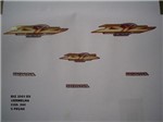Ficha técnica e caractérísticas do produto Faixa Biz 100 Es 03 - Moto Cor Vermelha - Kit 560 - Jotaesse