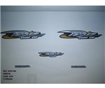 Ficha técnica e caractérísticas do produto Faixa Biz 100 Es 04 - Moto Cor Preta - Kit 604 - Jotaesse