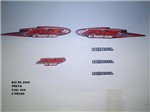 Ficha técnica e caractérísticas do produto Faixa Biz 100 Es 05 - Moto Cor Preta - Kit 654 - Jotaesse