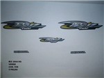 Ficha técnica e caractérísticas do produto Faixa Biz 100 Ks 04 - Moto Cor Verde - Kit 598 - Jotaesse
