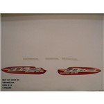 Ficha técnica e caractérísticas do produto Faixa Biz 125 Es 08 - Moto Cor Vermelha - Kit 814 - Jotaesse