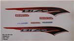 Ficha técnica e caractérísticas do produto Faixa Biz 125 Ex 15 - Moto Cor Vermelha - Kit 1192 - Jotaesse