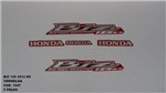 Ficha técnica e caractérísticas do produto Faixa Biz 125 Ks 12 - Moto Cor Vermelha - Kit 1047 - Jotaesse