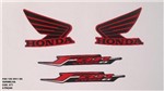Ficha técnica e caractérísticas do produto Faixa Cg 125 Fan Es 11 - Moto Cor Vermelha - Kit 977 - Jotaesse