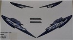Ficha técnica e caractérísticas do produto Faixa Cg 125 Titan Kse 03 - Moto Cor Azul Met. Kit - 537 - Jotaesse