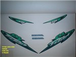 Ficha técnica e caractérísticas do produto Kit de Adesivos Cg 125 Titan Kse 03 - Moto Cor Verde - 536 - Jotaesse