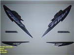 Ficha técnica e caractérísticas do produto Faixa Cg 125 Titan Kse 04 - Moto Cor Azul - Kit 591 - Jotaesse