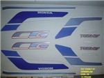 Ficha técnica e caractérísticas do produto Faixa Cg 125 Today 91 - Moto Cor Vermelha - Kit 30 - Jotaesse