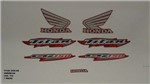 Ficha técnica e caractérísticas do produto Faixa Cg 150 Titan Es 06 - Moto Cor Vermelha - Kit 704 - Jotaesse