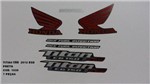 Ficha técnica e caractérísticas do produto Faixa Cg 150 Titan Esd 12 - Moto Cor Preta - Kit 1030 - Jotaesse