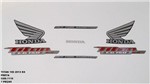 Ficha técnica e caractérísticas do produto Faixa Cg 150 Titan Ex 13 - Moto Cor Preta - Kit 1115 - Jotaesse