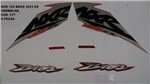 Ficha técnica e caractérísticas do produto Faixa Nxr 125 Bros Es 03 - Moto Cor Vermelha - Kit 577 - Jotaesse