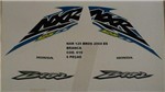 Ficha técnica e caractérísticas do produto Faixa Nxr 125 Bros Es 04 - Moto Cor Branca - Kit 619 - Jotaesse