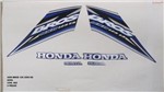 Ficha técnica e caractérísticas do produto Faixa Nxr 125 Bros Es 05 - Moto Cor Azul - Kit 662 - Jotaesse