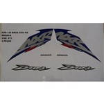 Ficha técnica e caractérísticas do produto Faixa Nxr 125 Bros Ks 03 - Moto Cor Branca - Kit 573 - Jotaesse