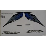 Ficha técnica e caractérísticas do produto Faixa Nxr 150 Bros 03 - Moto Cor Azul (581 - Kit Adesivos) - Jotaesse