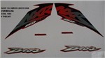 Ficha técnica e caractérísticas do produto Faixa Nxr 150 Bros 03 - Moto Cor Vermelha - Kit 580 - Jotaesse