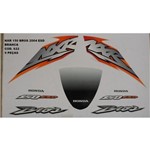 Ficha técnica e caractérísticas do produto Faixa Nxr 150 Bros 04 - Moto Cor Branca (622 - Kit Adesivos) - Jotaesse