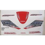 Ficha técnica e caractérísticas do produto Faixa Nxr 150 Bros 05 - Moto Cor Vermelha - Kit 663 - Jotaesse