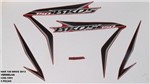 Ficha técnica e caractérísticas do produto Faixa Nxr 150 Bros 13 - Moto Cor Vermelha - Kit 1091 - Jotaesse