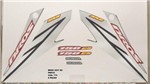 Ficha técnica e caractérísticas do produto Faixa Nxr 150 Bros Es 07 - Moto Cor Preta - Kit 775 - Jotaesse