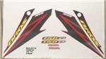 Ficha técnica e caractérísticas do produto Faixa Nxr 150 Bros Es 07 - Moto Cor Vermelha - Kit 774 - Jotaesse