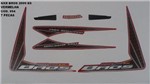 Ficha técnica e caractérísticas do produto Faixa Nxr 150 Bros Es 09 - Moto Cor Vermelha - Kit 994 - Jotaesse