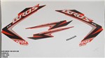 Ficha técnica e caractérísticas do produto Faixa Nxr 150 Bros Es 12 - Moto Cor Laranja - Kit 1066 - Jotaesse