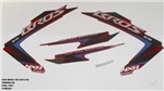 Ficha técnica e caractérísticas do produto Faixa Nxr 150 Bros Es 12 - Moto Cor Vermelha - Kit 1067 - Jotaesse