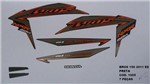 Ficha técnica e caractérísticas do produto Faixa Nxr 150 Bros Es 11 - Moto Cor Preta - Kit 1005 - Jotaesse