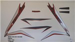 Ficha técnica e caractérísticas do produto Faixa Nxr 150 Bros Es / Esd 14 - Moto Cor Preta - Kit 1151 - Jotaesse