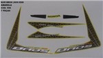 Ficha técnica e caractérísticas do produto Faixa Nxr 150 Bros Esd 09 - Moto Cor Amarela - Kit 996 - Jotaesse